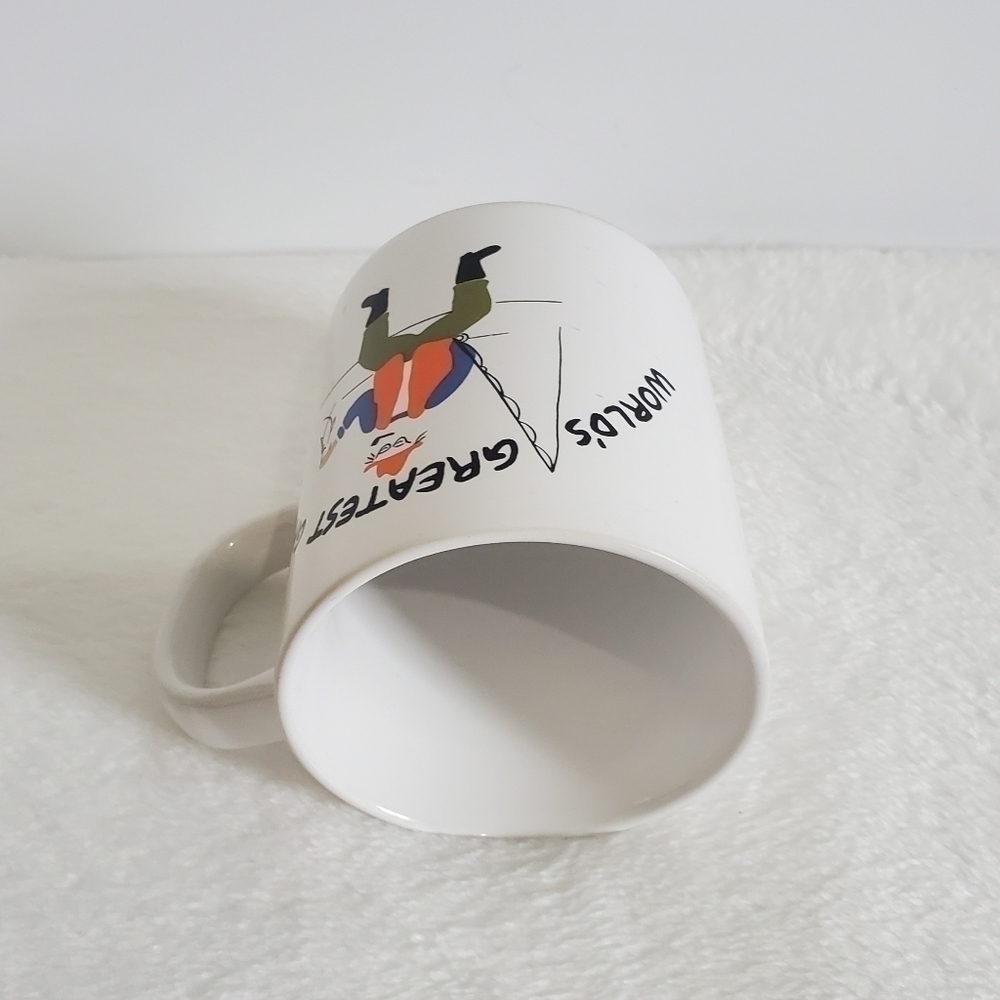 BAUCROFT Vintage VTG 1980 World's Greatest Grandpa Fishing Cup Mug 10 Oz - Picture 9 of 12